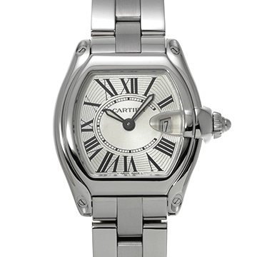 カルティエ ロードスター SM W62016V3 シルバー レディース 時計 【中古】【wristwatch】