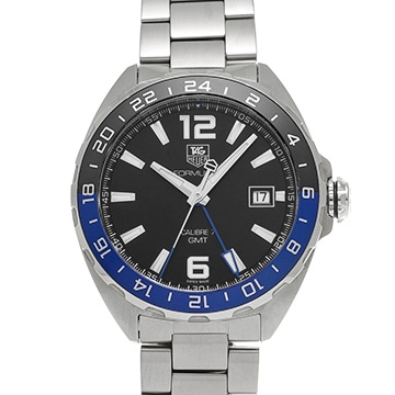 タグ ホイヤー フォーミュラ1 キャリバー7 GMT WAZ211A.BA0875 ブラック メンズ 時計 【中古】【wristwatch】