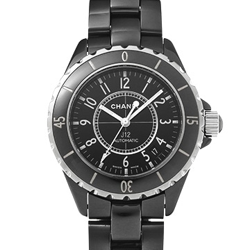 シャネル J12 38MM H0685 ブラックラッカー メンズ 時計 【中古】【wristwatch】