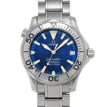 オメガ シーマスター プロフェッショナル 300 2253.80 ブルー メンズ 時計 【中古】【wristwatch】