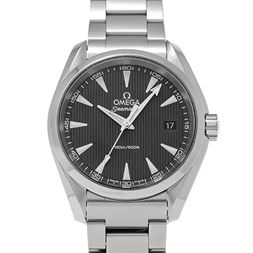 オメガ シーマスター アクアテラ クォーツ 231.10.39.60.06.001 グレー メンズ 時計 【中古】【wristwatch】