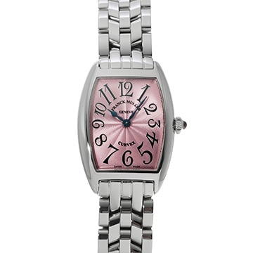フランクミュラー トノウカーベックス 1752QZ ピンク レディース 時計 【中古】【wristwatch】