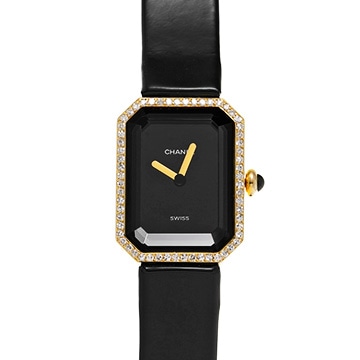 シャネル プルミエール H0094 ブラック レディース 時計 【中古】【wristwatch】