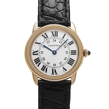 カルティエ ロンドソロ ドゥ カルティエ SM W6700355 シルバー レディース 時計 【中古】【wristwatch】