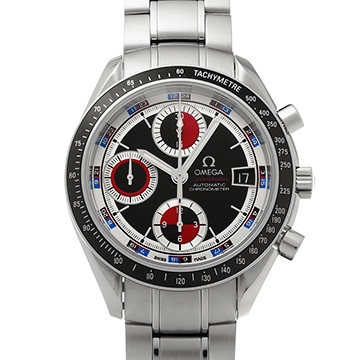 オメガ スピードマスター デイト 3210.52 ブラック/レッド メンズ 時計 【中古】【wristwatch】