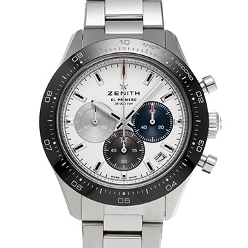 ゼニス クロノマスター スポーツ エル・プリメロ 03.3100.3600/69.M3100 ホワイト メンズ 時計 【中古】【wristwatch】
