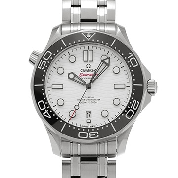 オメガ シーマスター ダイバー300M コーアクシャル マスター クロノメーター 210.30.42.20.04.001 ホワイト メンズ 時計 【中古】【wristwatch】