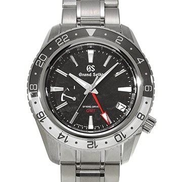 グランドセイコー スプリングドライブ GMT SBGE277 ブラック メンズ 時計 【中古】【wristwatch】