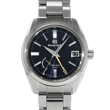 グランドセイコー ヘリテージコレクション スプリングドライブ GMT SBGE281 ミッドナイトブルー メンズ 時計 【中古】【wristwatch】