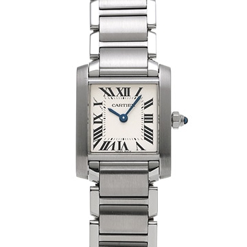 カルティエ タンクフランセーズ SM　 W51008Q3 シルバー レディース 時計 【中古】【wristwatch】