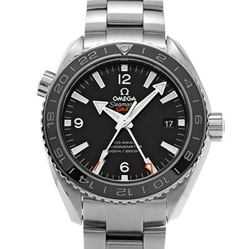 オメガ シーマスター プラネットオーシャン 600 コーアクシャル GMT グッドプラネット 232.30.44.22.01.001 ブラック メンズ 時計 【中古】【wristwatch】
