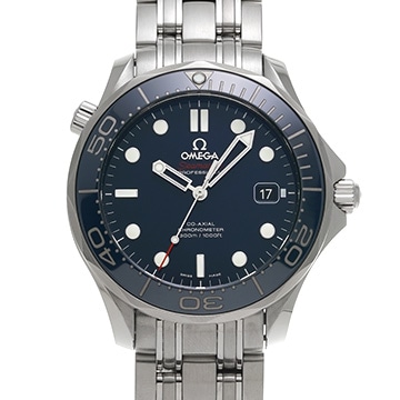 オメガ シーマスター ダイバー300 コーアクシャル 212.30.41.20.03.001 ブルー メンズ 時計 【中古】【wristwatch】