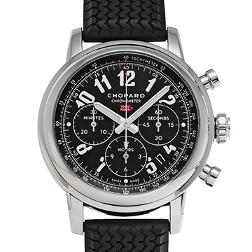 ショパール ミッレミリア クロノグラフ 168589-3002 ブラック メンズ 時計 【中古】【wristwatch】