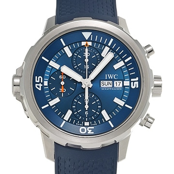 IWC アクアタイマー クロノグラフ エクスペディション ジャック=イヴ・クストー IW376806 ブルー メンズ 時計 【中古】【wristwatch】