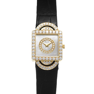 ショパール ユアアワー 13/5951 ホワイトシェル/ダイヤモンド レディース 時計 【中古】【wristwatch】