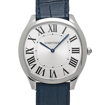 カルティエ ドライブ ドゥ カルティエ エクストラ フラット WSNM0011 シルバー メンズ 時計 【中古】【wristwatch】