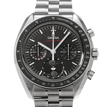 オメガ スピードマスター ムーンフェイズ コーアクシャル マスタークロノメーター 304.30.43.52.01.001 ブラック メンズ 時計 【中古】【wristwatch】