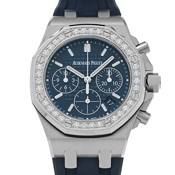 オーデマ ピゲ ロイヤルオーク オフショア クロノグラフ 26231ST.ZZ.D027CA.01 ブルー レディース 時計 【中古】【wristwatch】