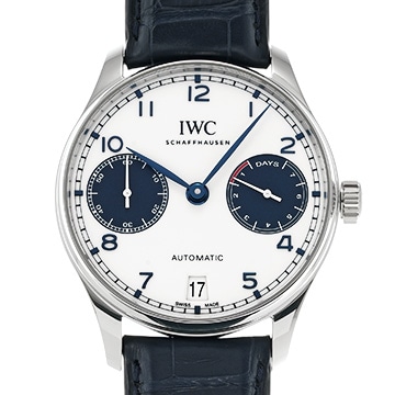IWC ポルトギーゼ オートマティック IW500715 ホワイト メンズ 時計 【中古】【wristwatch】