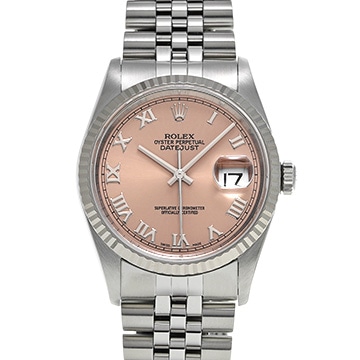 ロレックス デイトジャスト 16234 ピンク メンズ 時計 【中古】【wristwatch】