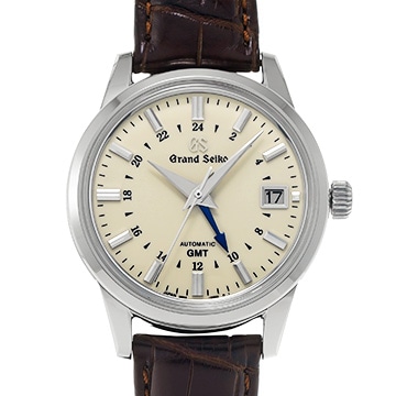 グランドセイコー エレガンスコレクション メカニカル 9S GMT SBGM221 アイボリー メンズ 時計 【中古】【wristwatch】