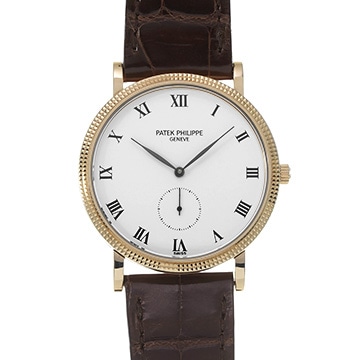 パテック フィリップ カラトラバ 3919J-001 ホワイト メンズ 時計 【中古】【wristwatch】