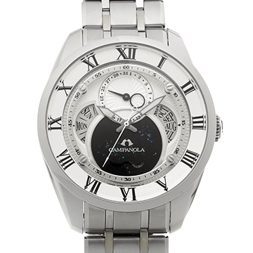 シチズン カンパノラ エコ ドライブ コレクション 8730-T026877 シルバー/ブラック メンズ 時計 【中古】【wristwatch】