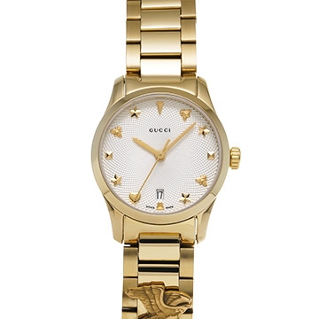 グッチ Gタイムレス 126.5 シルバー レディース 時計 【中古】【wristwatch】