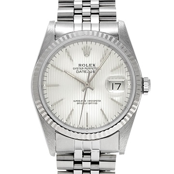 ロレックス デイトジャスト 16234 シルバータペストリー メンズ 時計 【中古】【wristwatch】