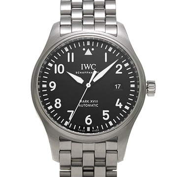 IWC パイロットウォッチ マーク XVIII IW327015 ブラック メンズ 時計 【中古】【wristwatch】
