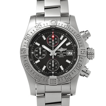 ブライトリング スーパーアベンジャー II A1338111/BC32 ブラック メンズ 時計 【中古】【wristwatch】