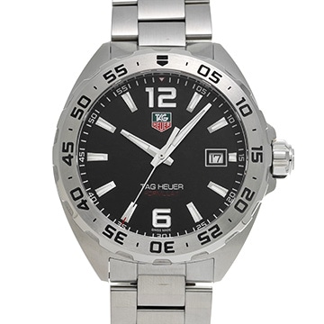 タグ ホイヤー フォーミュラ1 クォーツ WAZ1112.BA0875 ブラック メンズ 時計 【中古】【wristwatch】