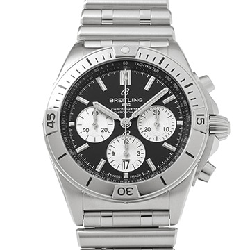 ブライトリング クロノマット B01 42 ジャパンエディション AB0134101B2A1 ブラック/シルバー メンズ 時計 【中古】【wristwatch】