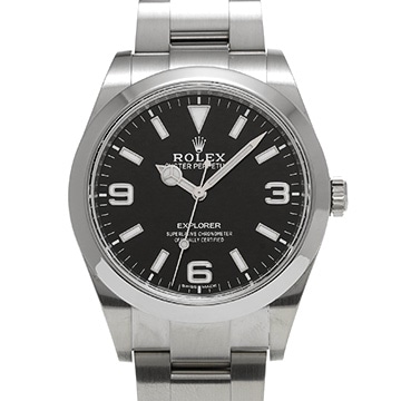 ロレックス エクスプローラー 214270 ブラック メンズ 時計 【中古】【wristwatch】