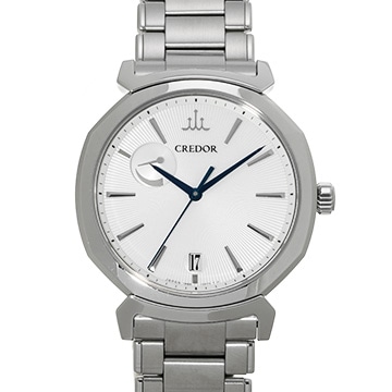 セイコー クレドール リネアルクス GCLH979 ホワイト メンズ 時計 【中古】【wristwatch】