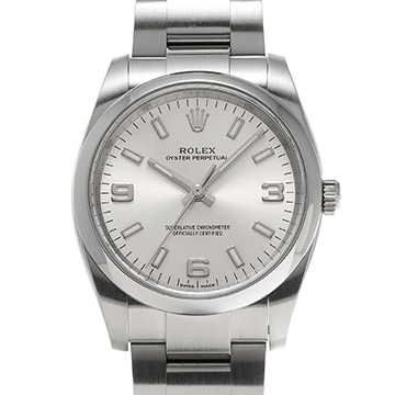 ロレックス エアキング 114200 シルバー メンズ 時計 【中古】【wristwatch】