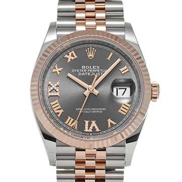 ロレックス デイトジャスト 36 126231 スレート/ダイヤモンド メンズ 時計 【中古】【wristwatch】