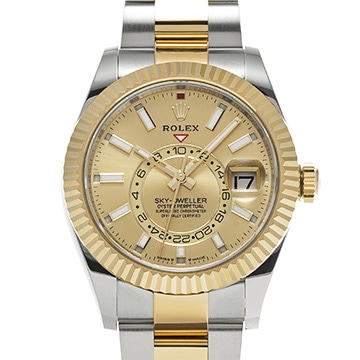 ロレックス スカイドゥエラー 336933 シャンパン メンズ 時計 【中古】【wristwatch】