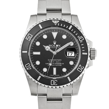 ロレックス サブマリーナ デイト 116610LN ブラック メンズ 時計 【中古】【wristwatch】