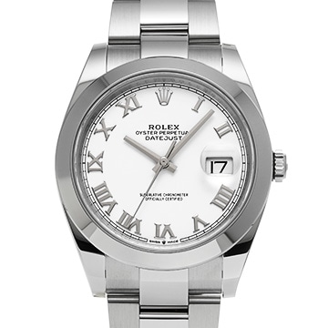 ロレックス デイトジャスト 41 126300 ホワイト メンズ 時計 【新品】【wristwatch】