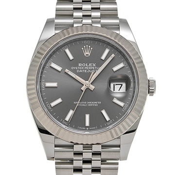 ロレックス デイトジャスト 41 126334 スレート メンズ 時計 【中古】【wristwatch】