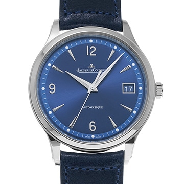 ジャガー ルクルト マスター コントロール デイト Q4018480 ブルー メンズ 時計 【中古】【wristwatch】