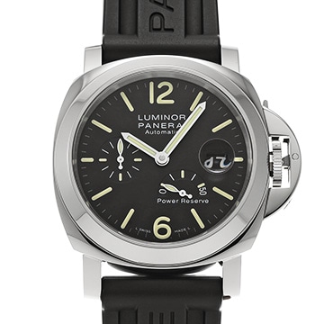 パネライ ルミノール パワーリザーブ アッチャイオ PAM01090 ブラック メンズ 時計 【中古】【wristwatch】