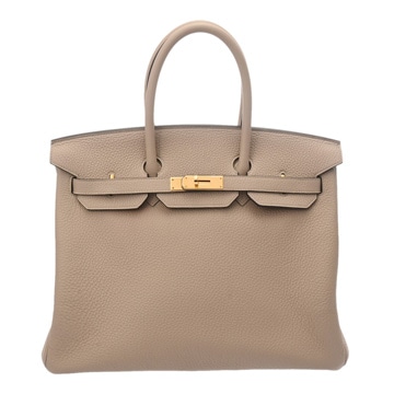 エルメス バーキン 35 トゥルティエールグレー トゴ ユニセックス バッグ 【中古】【bag】