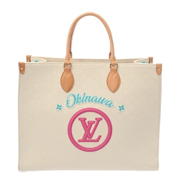 ルイ ヴィトン モノグラム オンザゴー GM 沖縄限定 ホワイト M20644 モノグラムキャンバス ユニセックス バッグ 【中古】【bag】