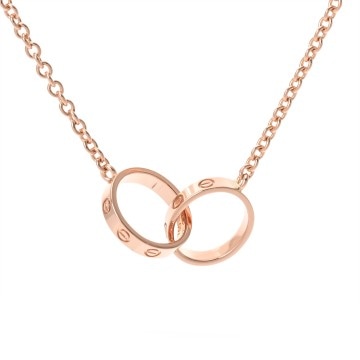 カルティエ ベビーラブ ネックレス ゴールド K18ピンクゴールド PG レディース ジュエリー 【中古】【jewelry】