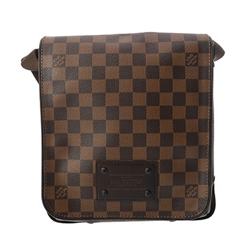 ルイ ヴィトン ダミエ ブルックリン PM エベヌ N51210 ダミエキャンバス ユニセックス バッグ 【中古】【bag】