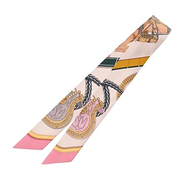 エルメス ツイリー GRAND APPARAT マルチカラー 061364S シルク100％ レディース 【新品】【other】