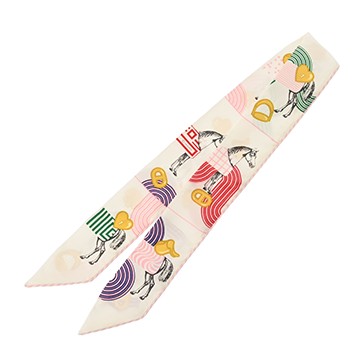 エルメス ツイリー GARDE ROBE POP マルチカラー 063896S シルク100％ レディース 【新品】【other】