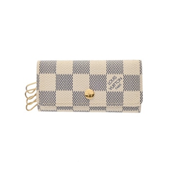 ルイ ヴィトン ダミエアズール ミュルティクレ4 ホワイト N60020 ダミエアズールキャンバス ユニセックス 【中古】【other】